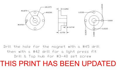 4 Magnet Distributor Rotor
